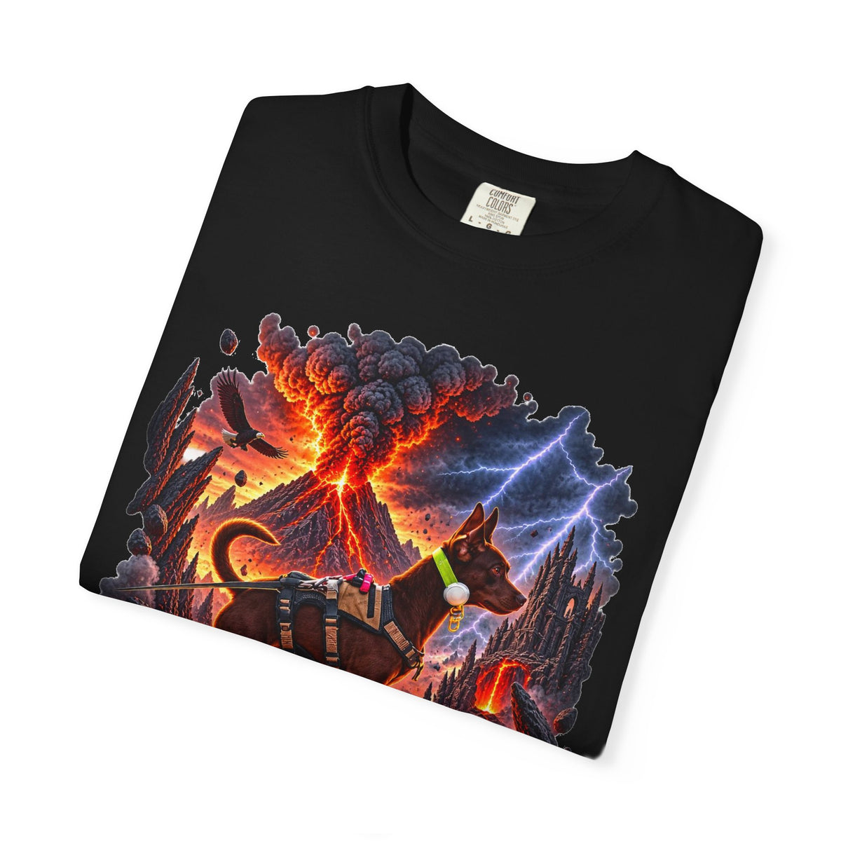 Presence over chaos Unisex Garment-Dyed T-shirt