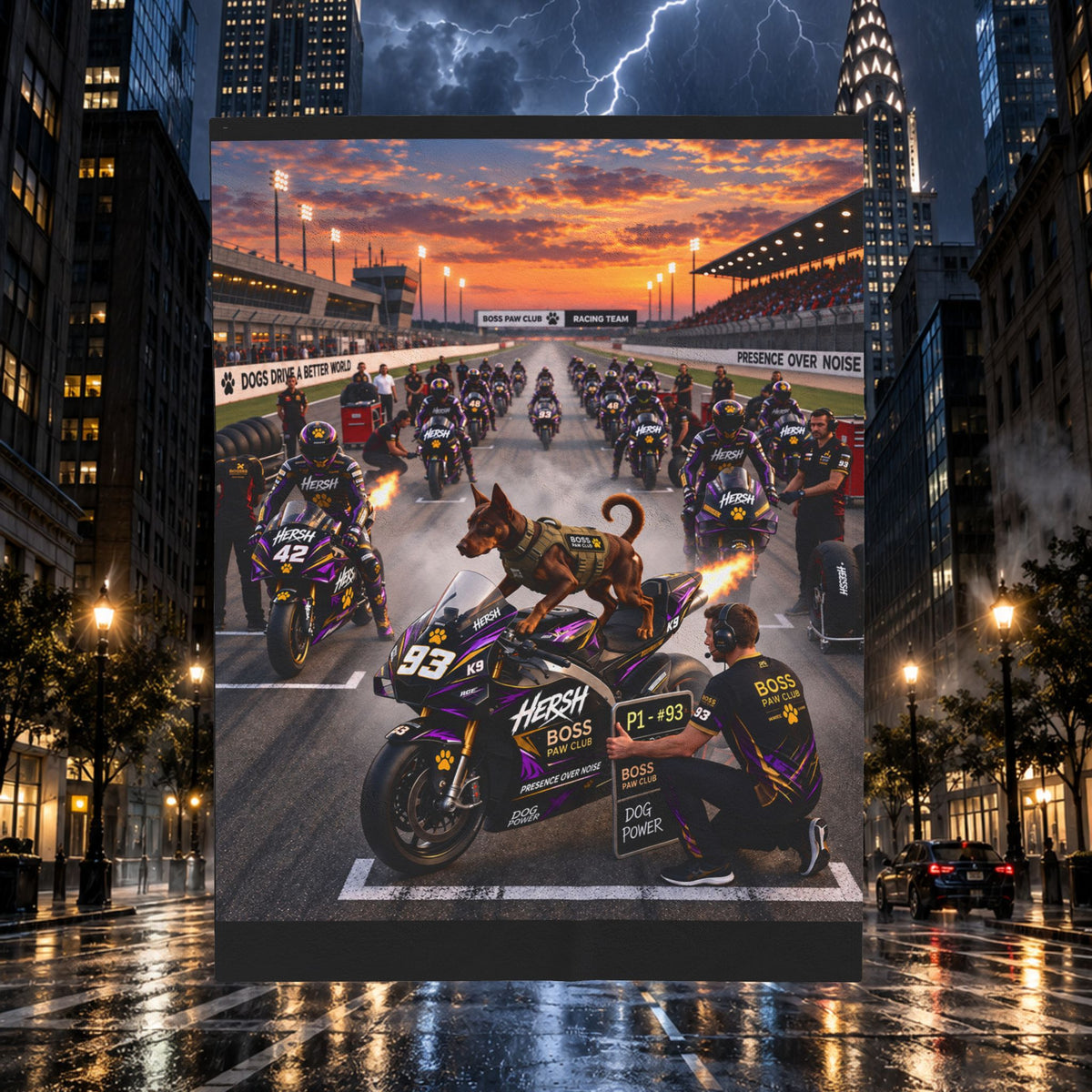 Hersh racing  Velveteen Plush Blanket