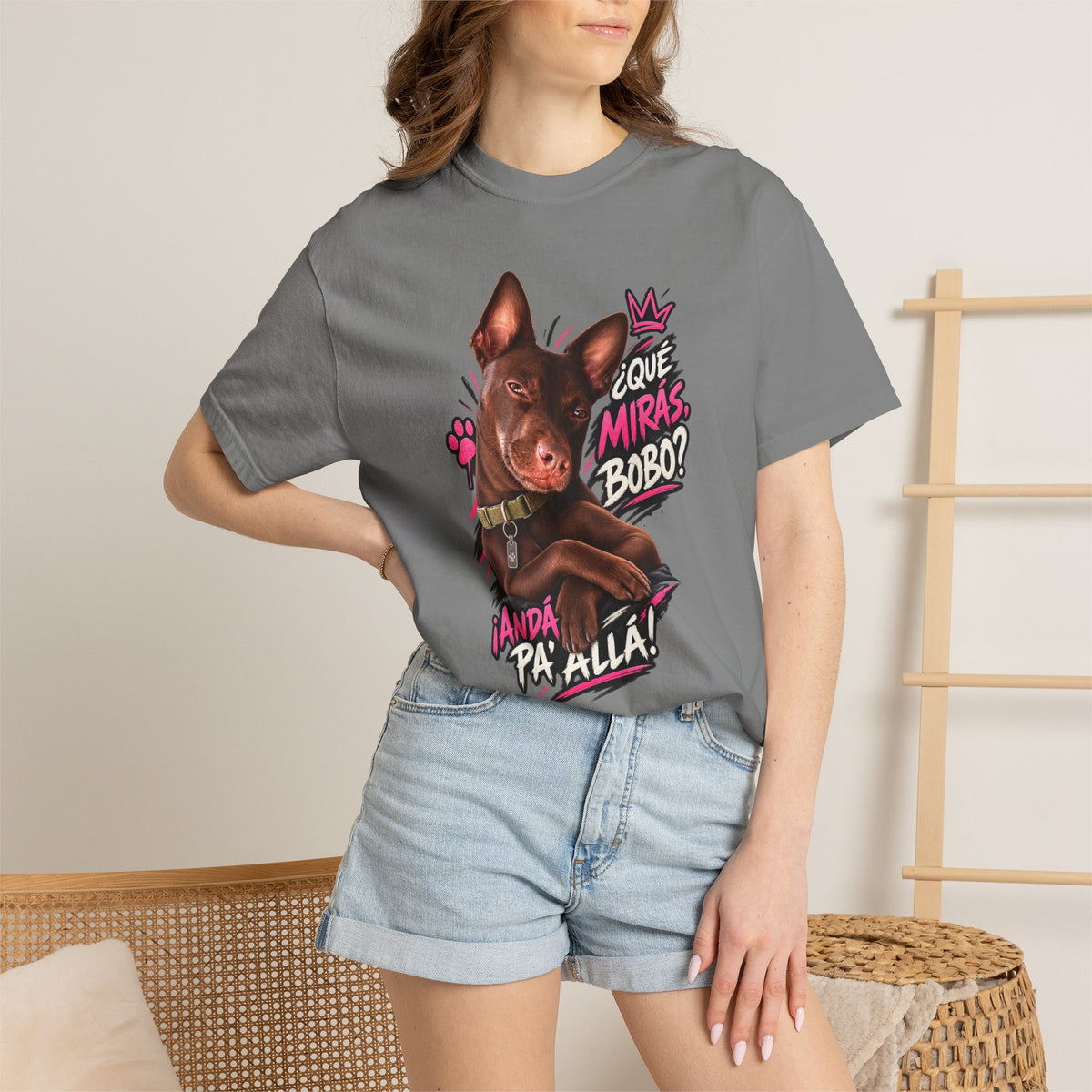 Anda pa’lla bobo Unisex Garment-Dyed T-shirt