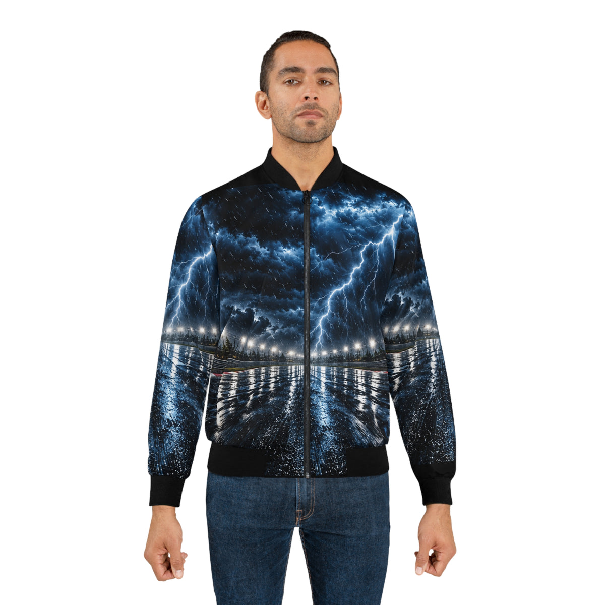 Storm Presence 
Men's Bomber Jacket (AOP)