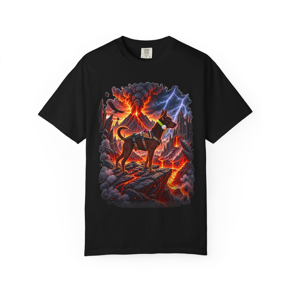 Presence over chaos Unisex Garment-Dyed T-shirt