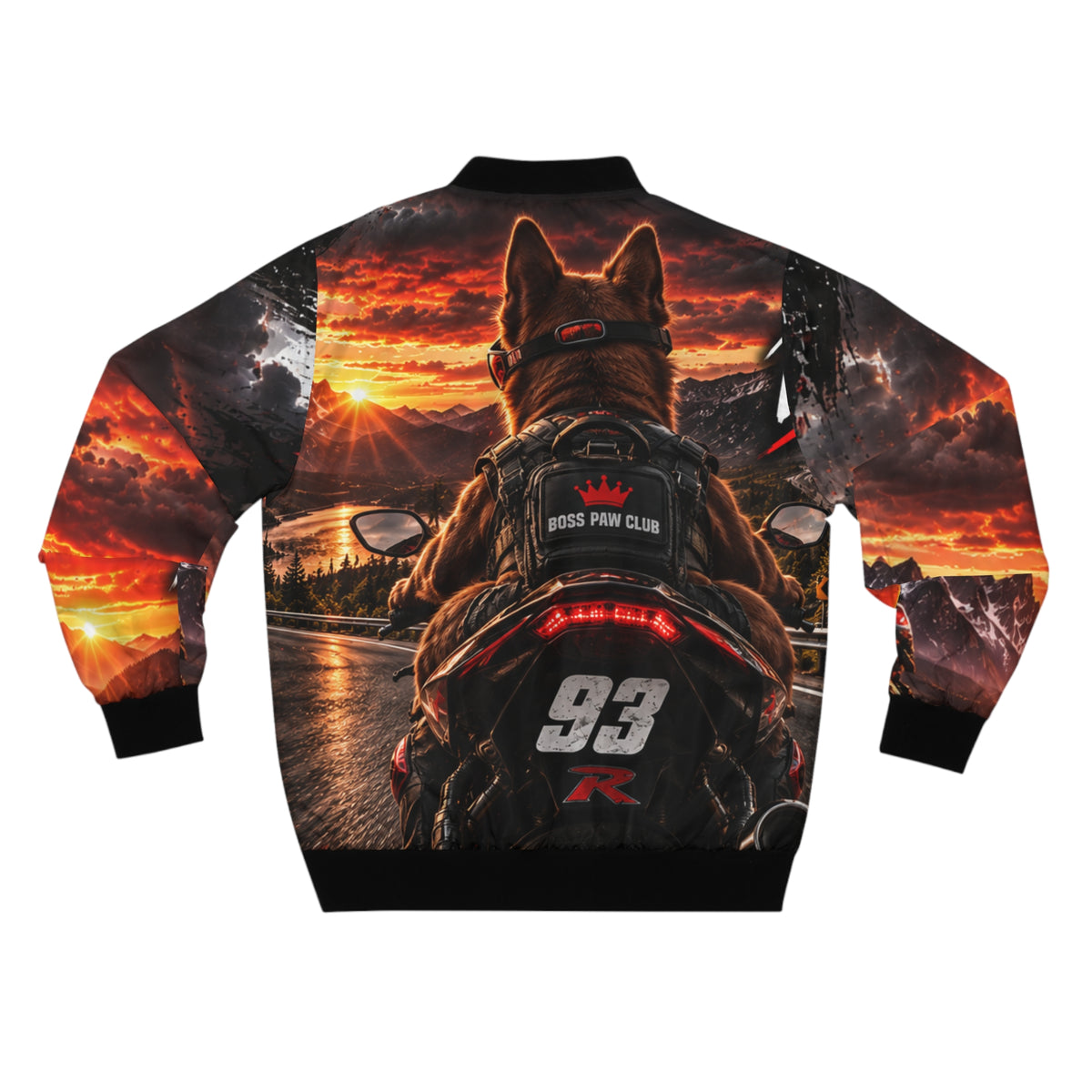 THE BOSS — WINTER RIDE Men's Bomber Jacket (AOP)
