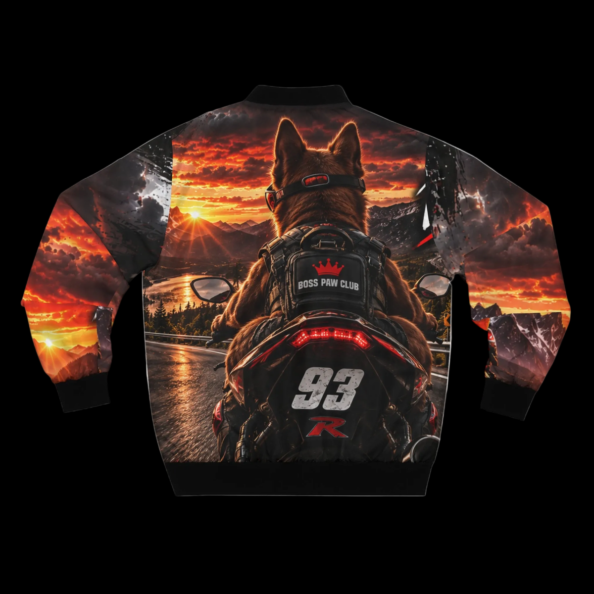 THE BOSS — WINTER RIDE Men's Bomber Jacket (AOP)