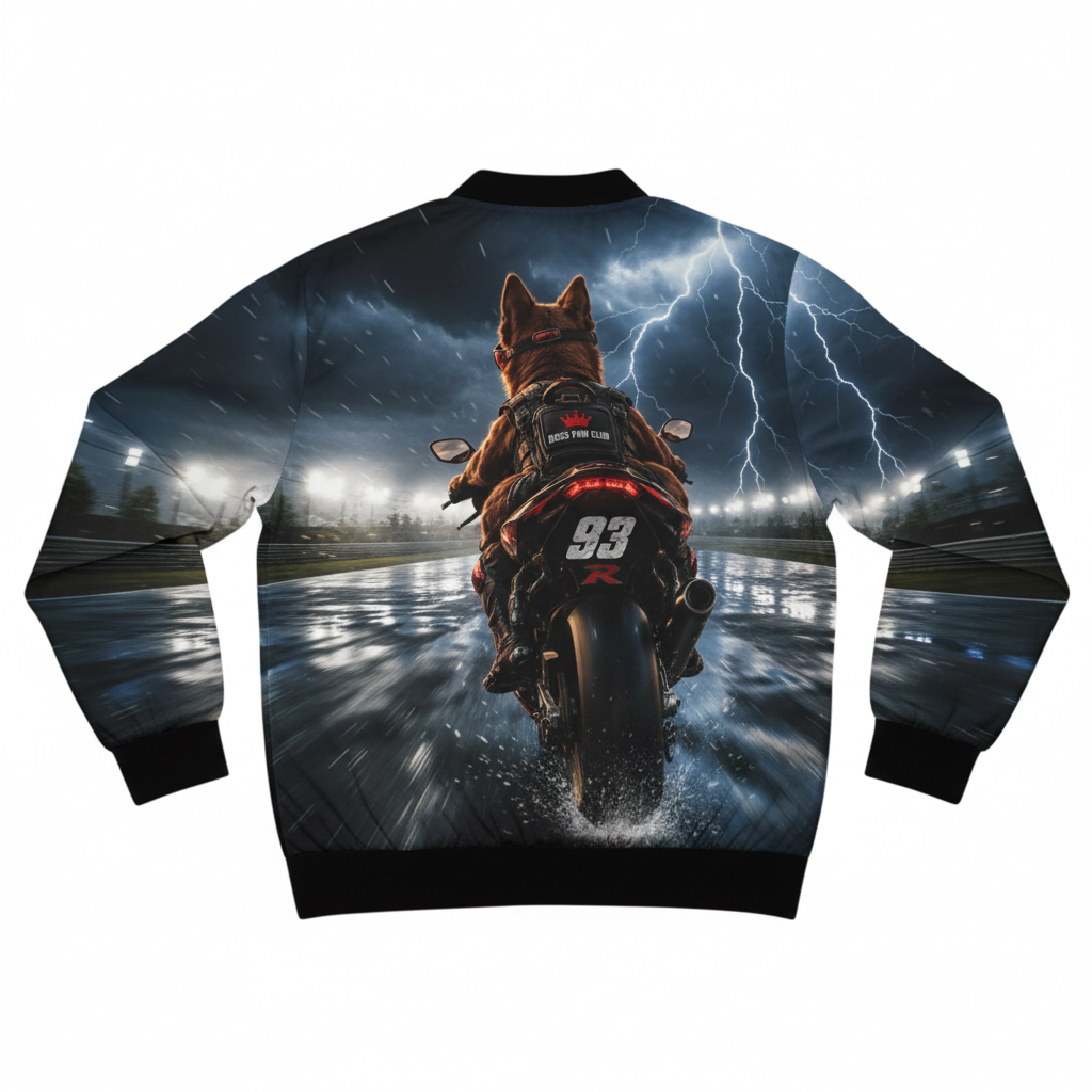 THE BOSS — WINTER RIDE Men's Bomber Jacket (AOP)