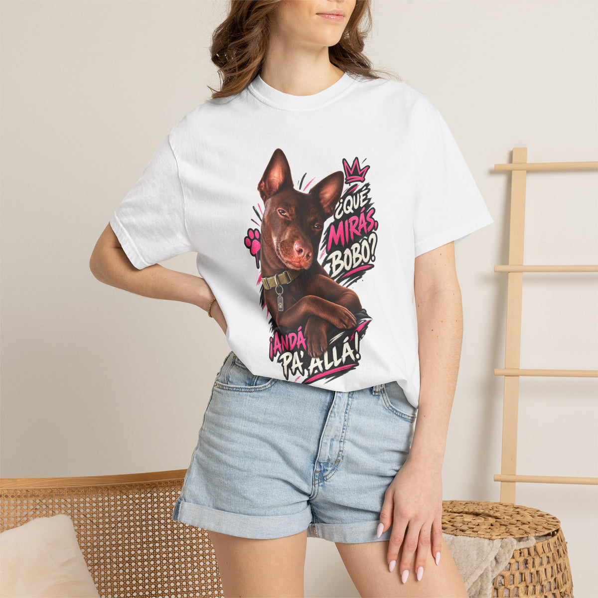Anda pa’lla bobo Unisex Garment-Dyed T-shirt