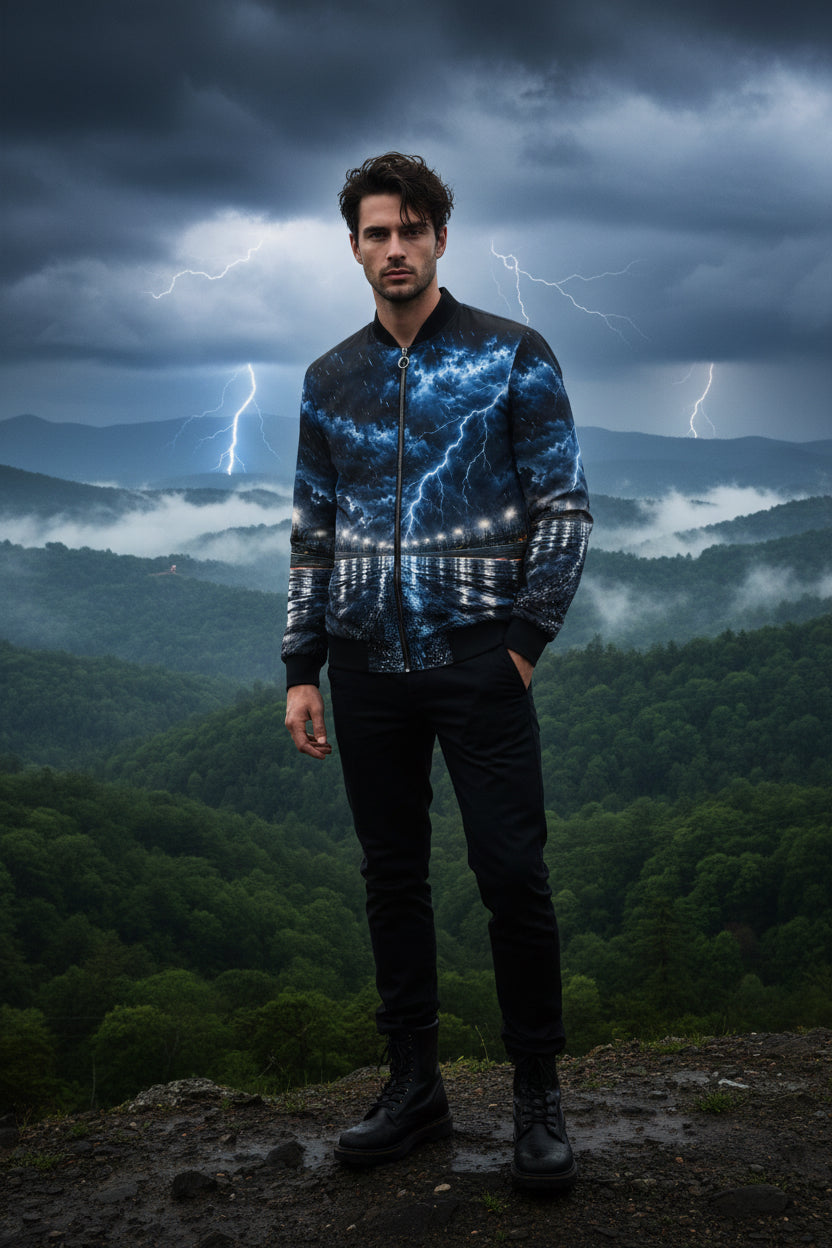 Storm Presence 
Men's Bomber Jacket (AOP)