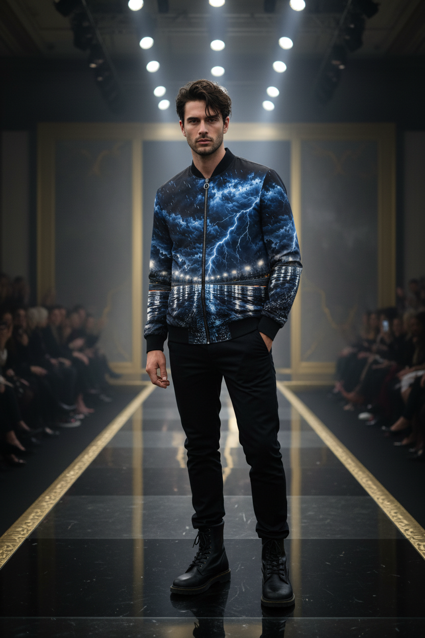 Storm Presence 
Men's Bomber Jacket (AOP)