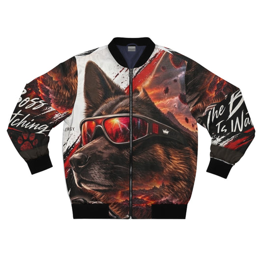The Boss Is Watching Men's Bomber Jacket