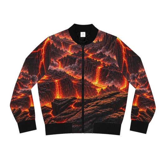 Presence over chaos Women's Bomber Jacket (AOP)
