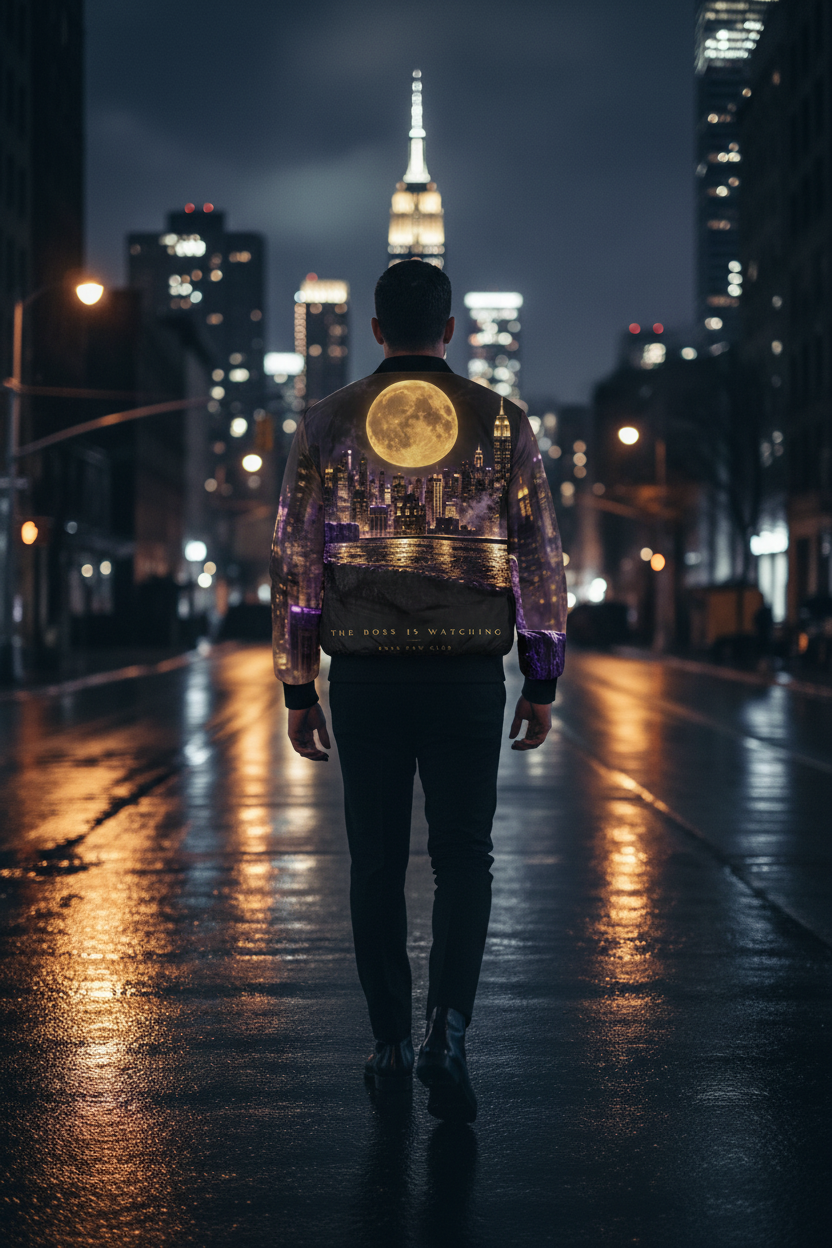 NYC Cityscape Men's Bomber Jacket