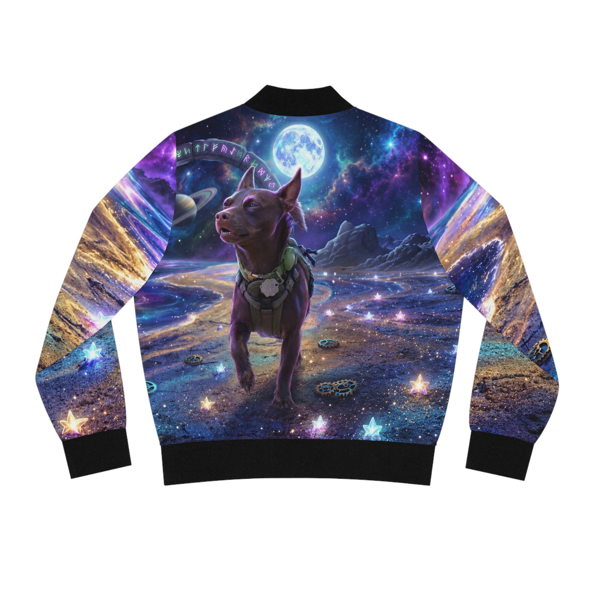 Galaxy Presence Women's Bomber Jacket (AOP)