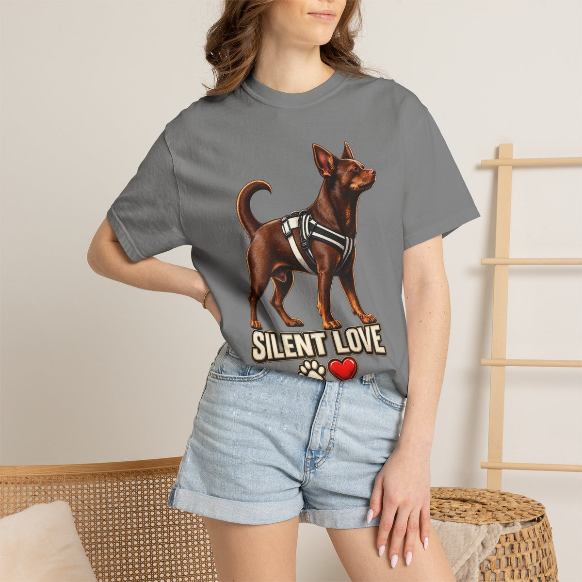 Silent love Unisex Garment-Dyed T-shirt