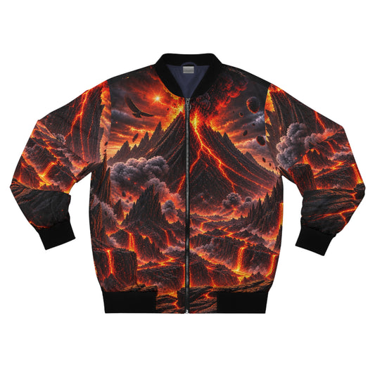 Presence over chaos Men's Bomber Jacket (AOP)