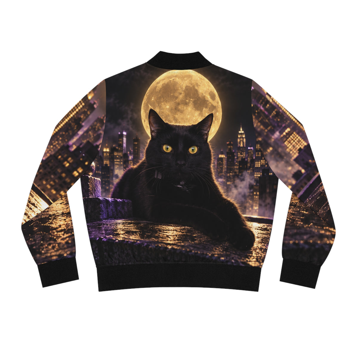 The Boss Is Watching: Manhattan Edition women bomber jacket