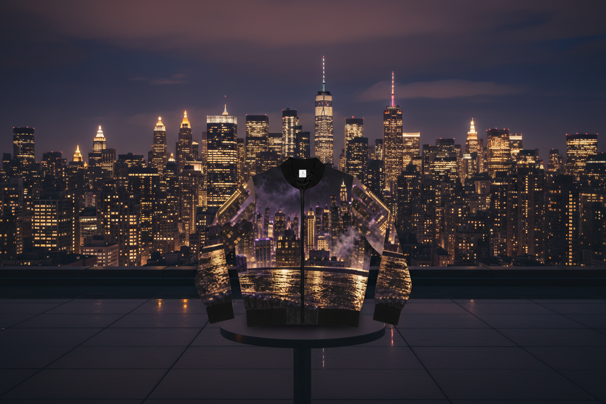 The Boss Is Watching: Manhattan Edition women bomber jacket