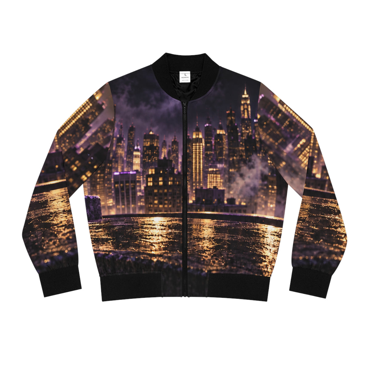 The Boss Is Watching: Manhattan Edition women bomber jacket