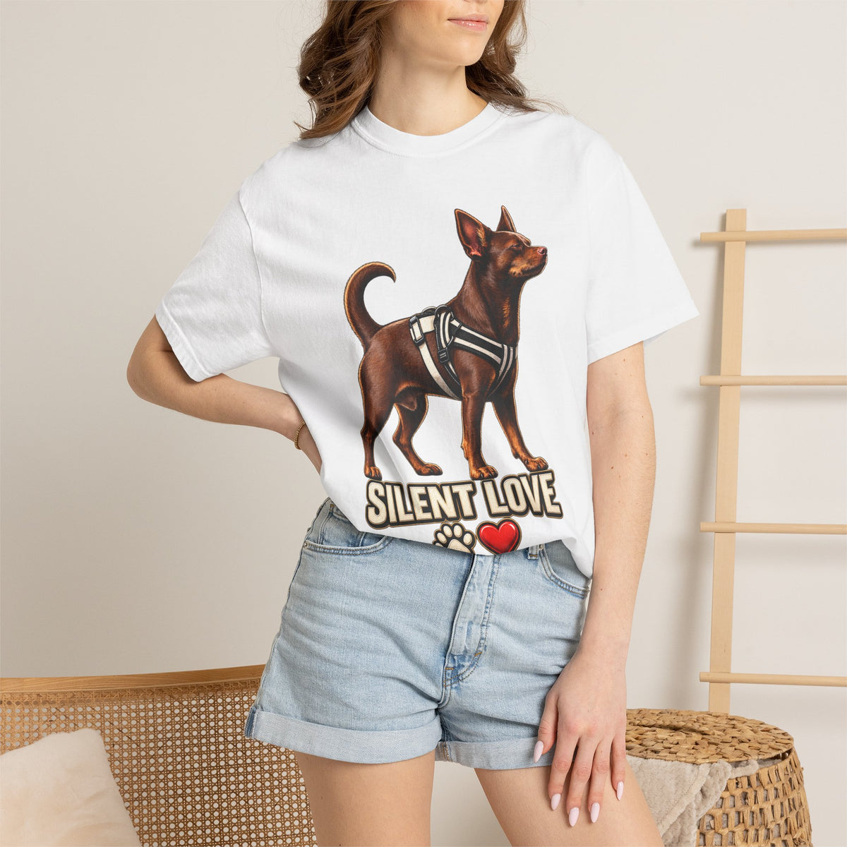 Silent love Unisex Garment-Dyed T-shirt