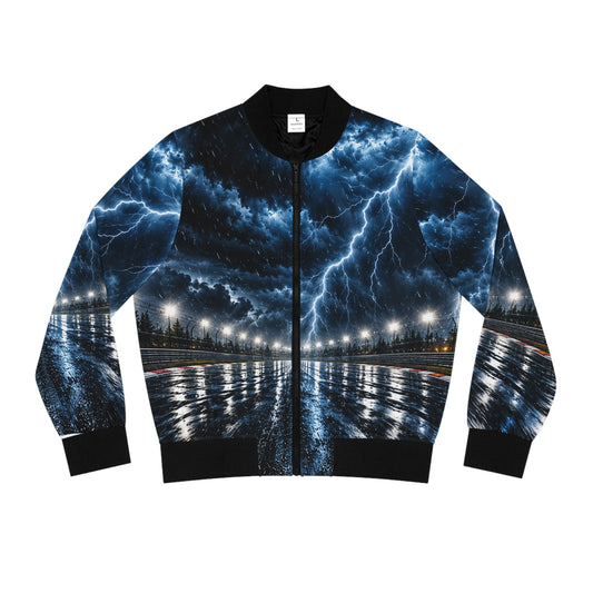 STORM PRESENCE Women's Bomber Jacket (AOP)