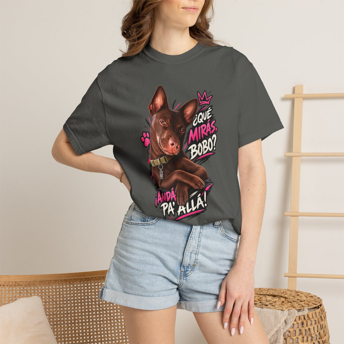 Anda pa’lla bobo Unisex Garment-Dyed T-shirt
