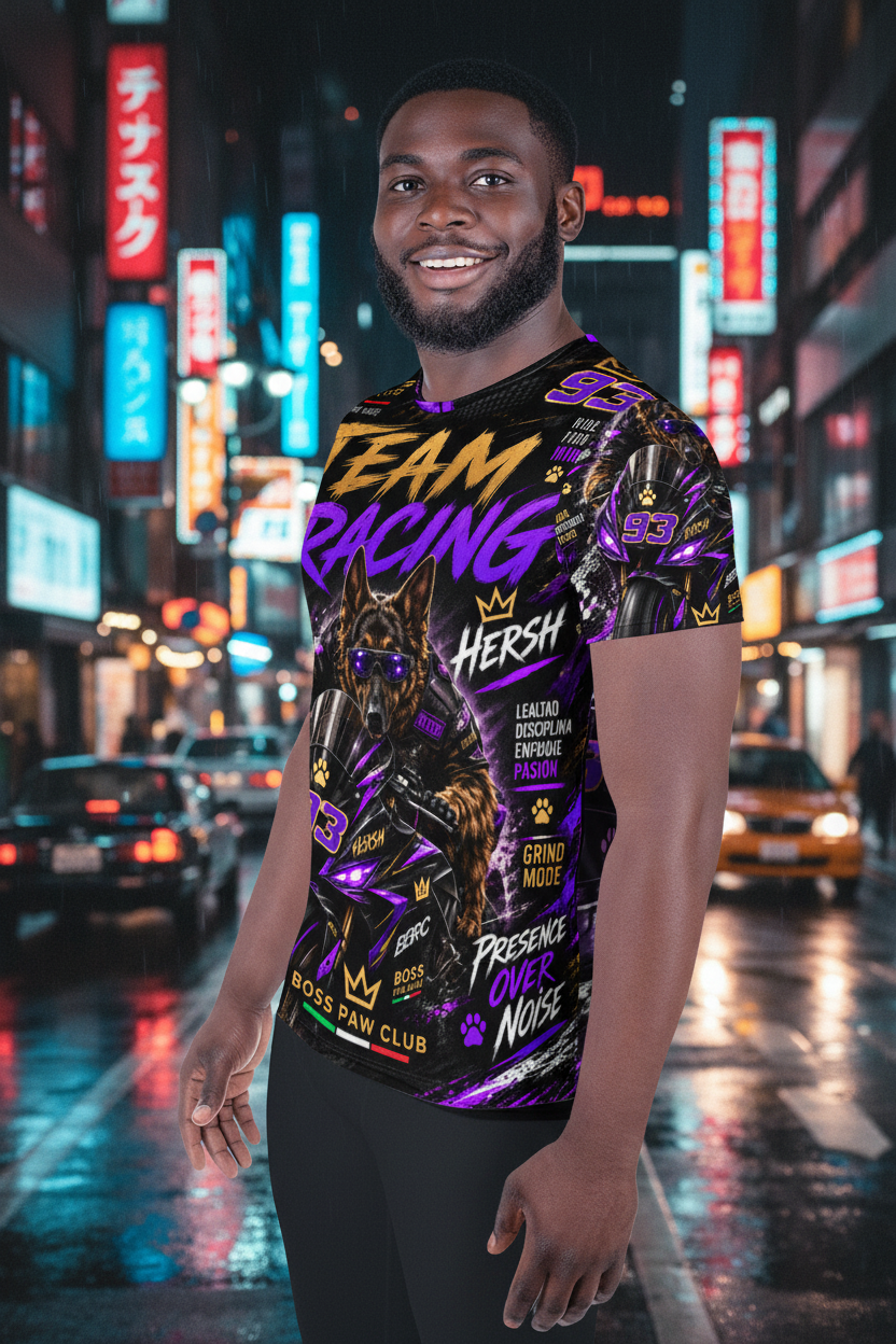 HERSH 93 — DIFFERENT BREED  Men's athletic t-shirt